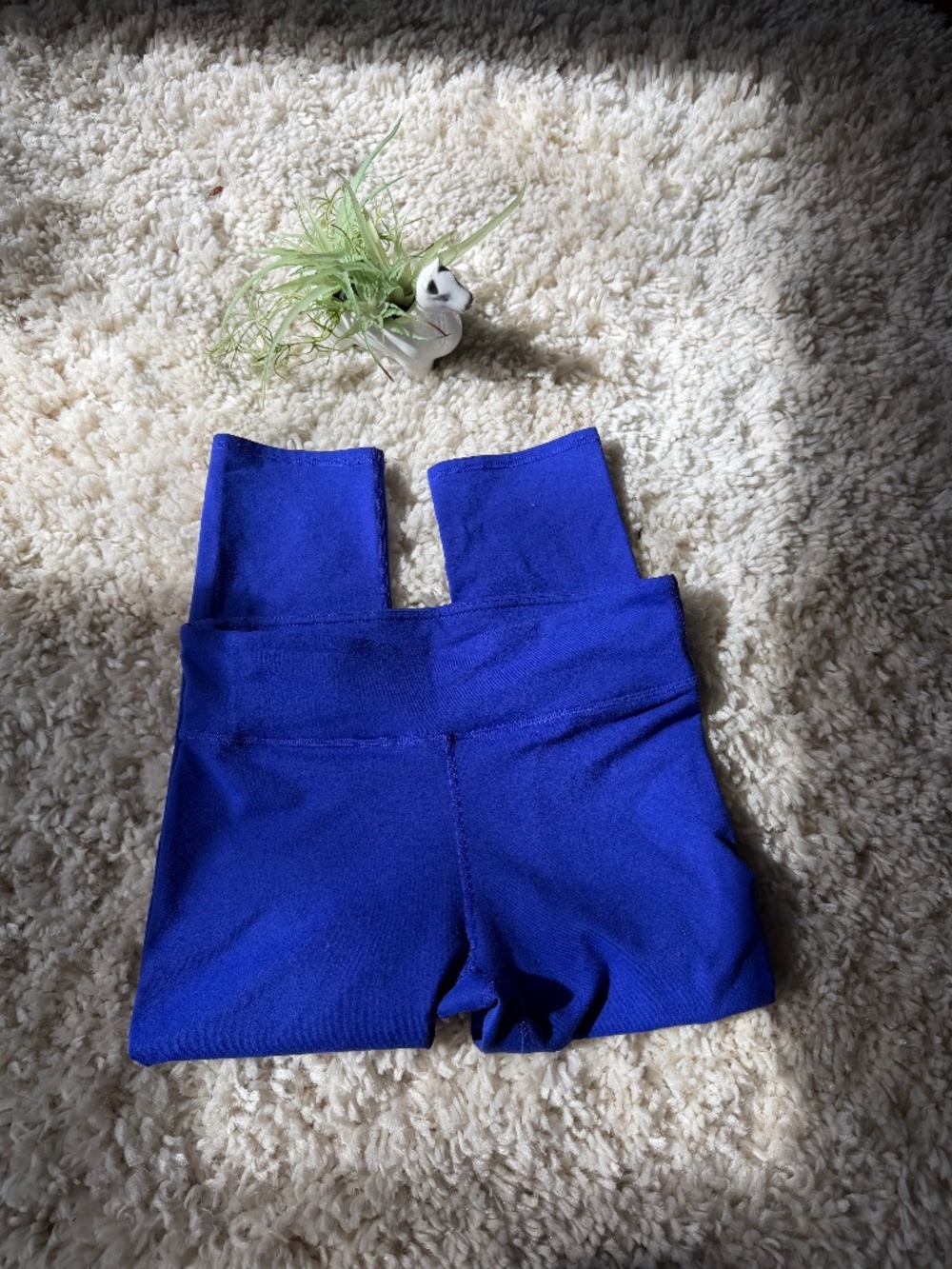 Supportive Fabletics High-Waist Leggings sporty comfy cute  in Royal Blue high-r